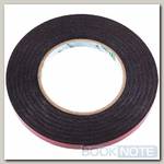 Скотч двусторонний KONILL (поролоновый) 10mm 10m черный (1 mm)