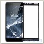 Защитное стекло для Nokia 5.1 (TA-1075) П/П черное