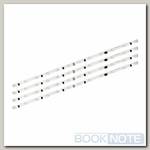 Подсветка RF-AD400E32-1201S-01 для телевизора Shivaki STV-40LED14, HELIX HTV-407T2, TELEFUNKEN TF-LED40S28T2, SUPRA STV-LC40ST1000F, TELEFUNKEN TF-LED40S6T2, BBK 40LEM-1007/FT2C / 40'' 3V 12 led 2 pin (комплект 4 шт) 790mm