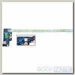 Шлейф / плата HP 15-r000 / ZS051 LS-A991P Rev:1.0 на кнопку включения
