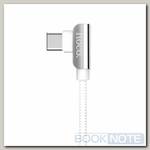 Кабель Type-C - USB-A 2.0 / 1,2m / 2,4A / HOCO U42 Exquisite Steel белый