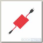 Кабель Type-C - USB-A 2.0 / 1m / 3A / HOCO X21 черно-красный