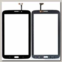 Тачскрин для Samsung Galaxy Tab 3 P3200 (GT-P3200) 3G черный (С отверстием под динамик)