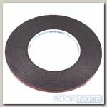 Скотч двусторонний KONILL (поролоновый) 5mm 10m черный (1 mm)